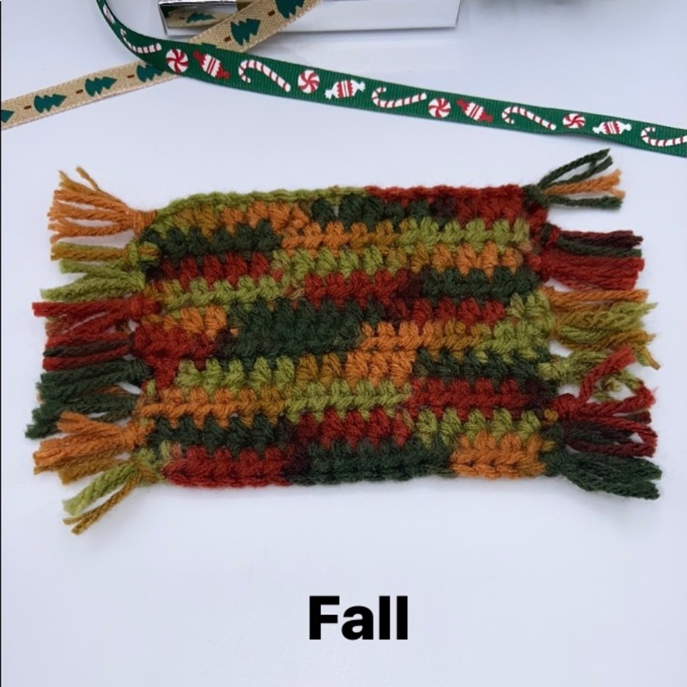 Hand-Knitted cozybeanz Beverage Coaster
